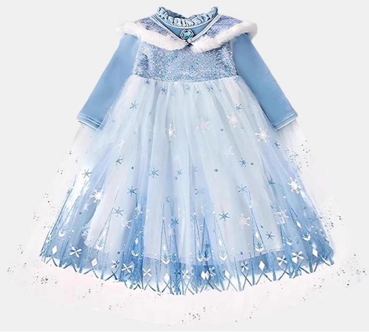 Sweet Velvet Frozen Princess Dress