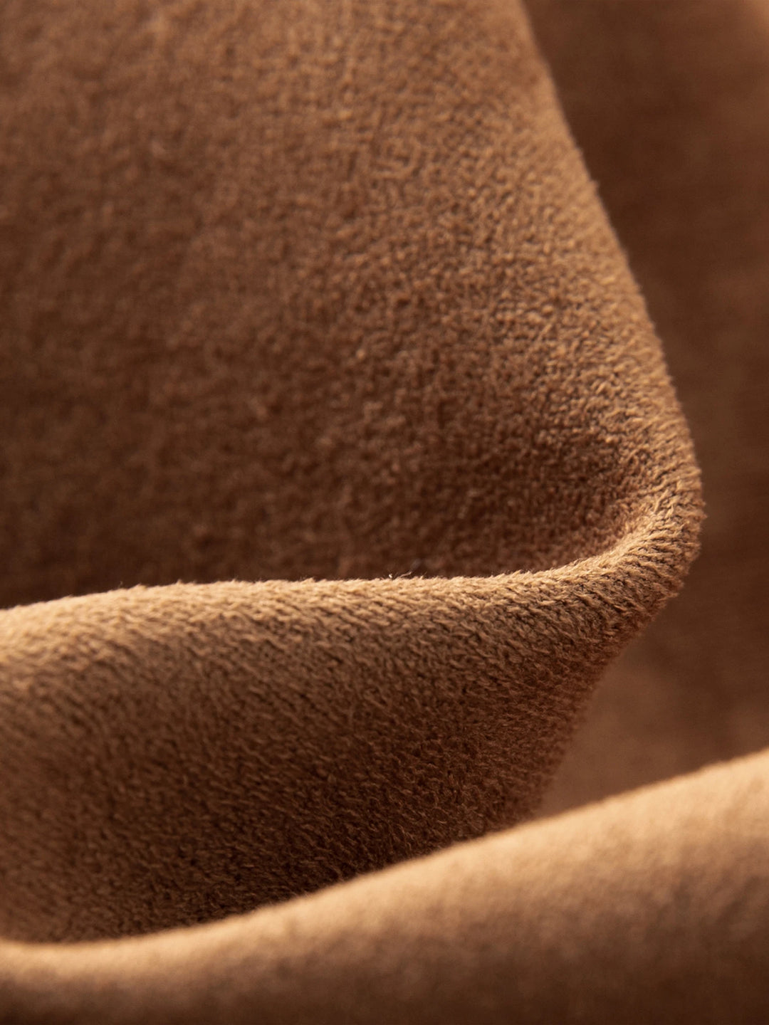 Refined Lapel Chic Suede Jacket