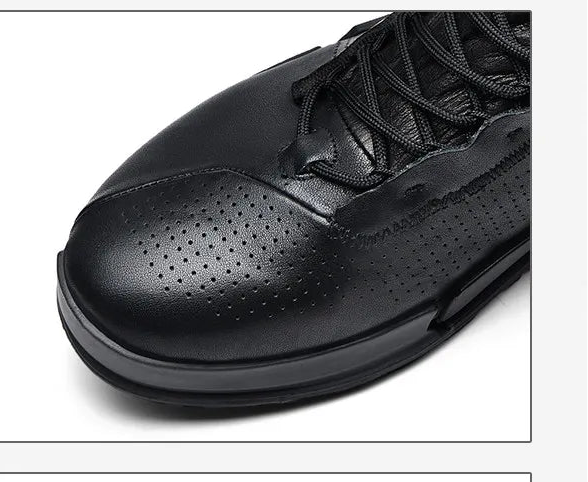 High-End Genuine Leather Sneakers