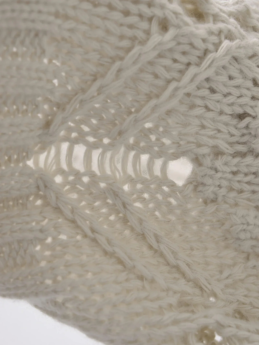 Hollow Out O-Neck Pullover Sweater