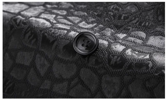 Premium Double Breasted Jacquard Blazer