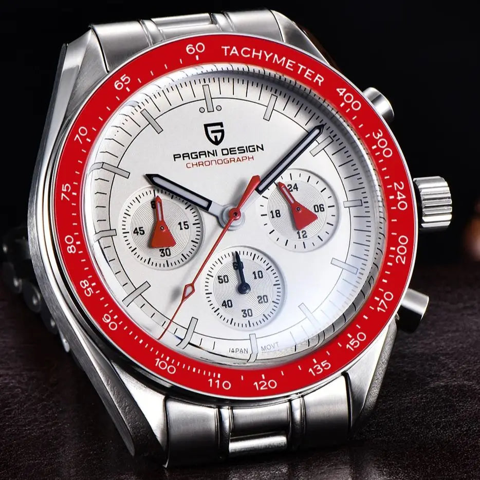 Glamorous Sapphire Glass Wristwatch