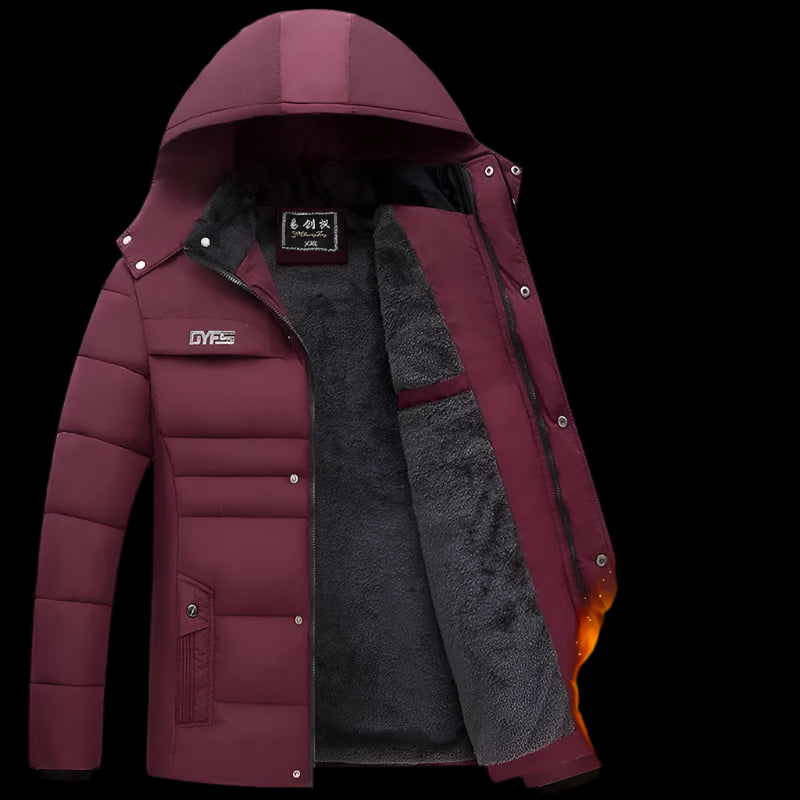 Modest Warm Hooded Parka Jacket