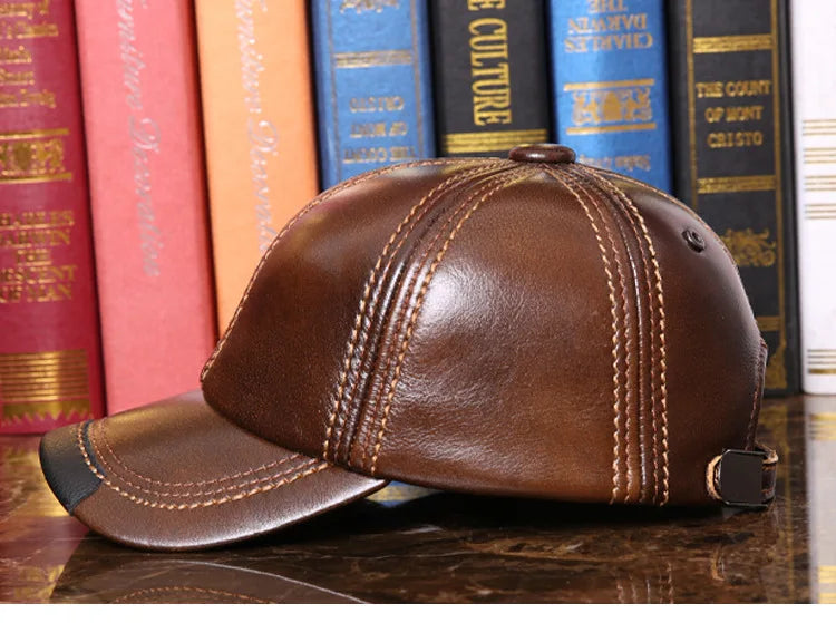 Gorgeous Genuine Leather Sports Cap