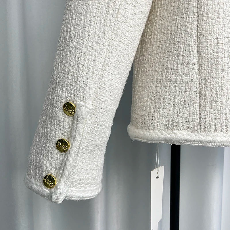 Sleek Fragrance Style Short Jacket