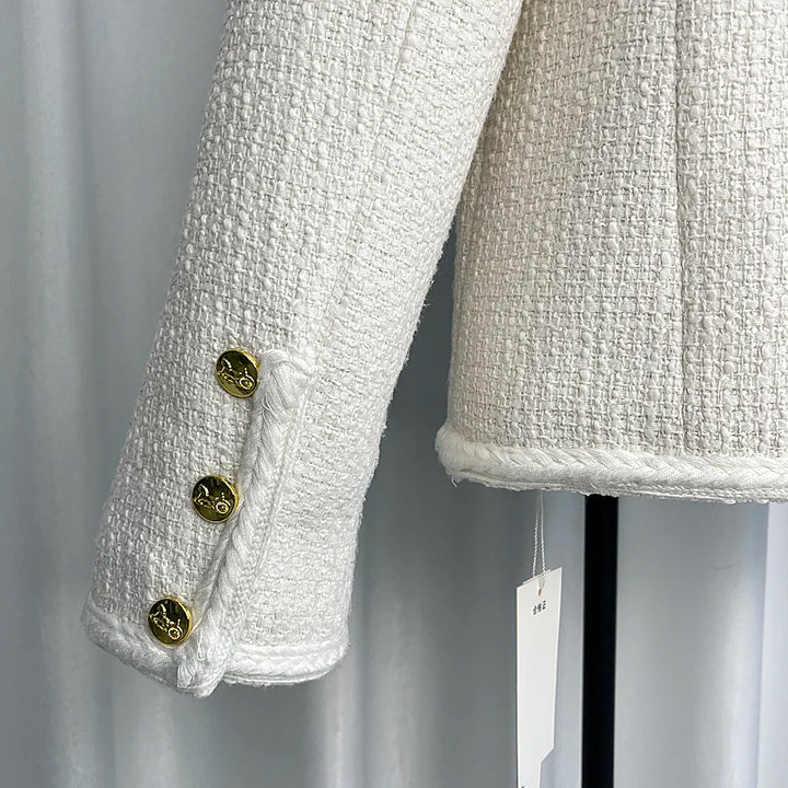 Sleek Fragrance Style Short Jacket