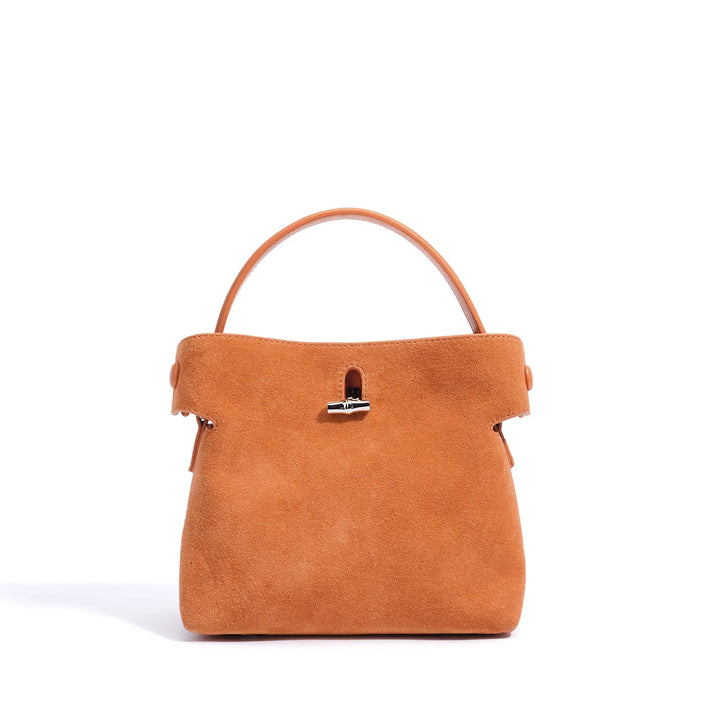 Lovely Frosted Leather Crossbody Bag