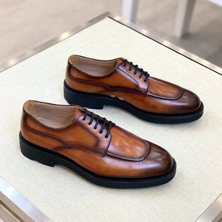 Stylish Lace-Up Leather Shoes