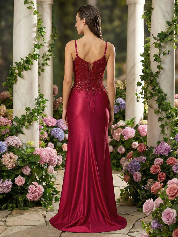 Glamorous Spaghetti Straps Evening Party Dress