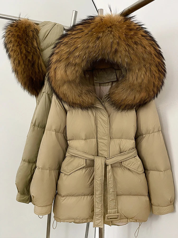 Fluffy Hooded Fur Collar Jacket