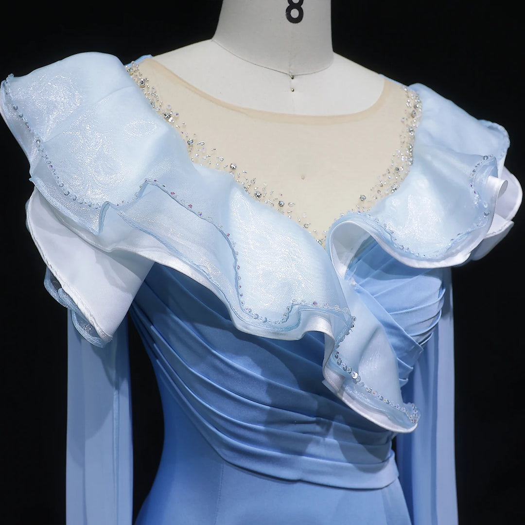 Charming Tiered Ruffles Evening Party Dress