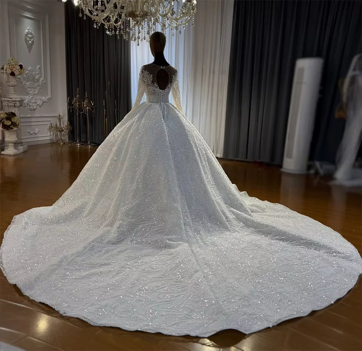 Timeless Beaded Princess Wedding Dress