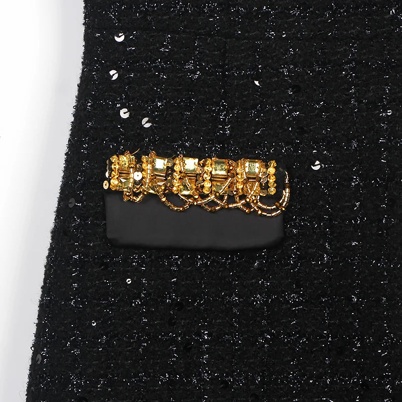 Glamorous Diamond Sequin Mini Dress