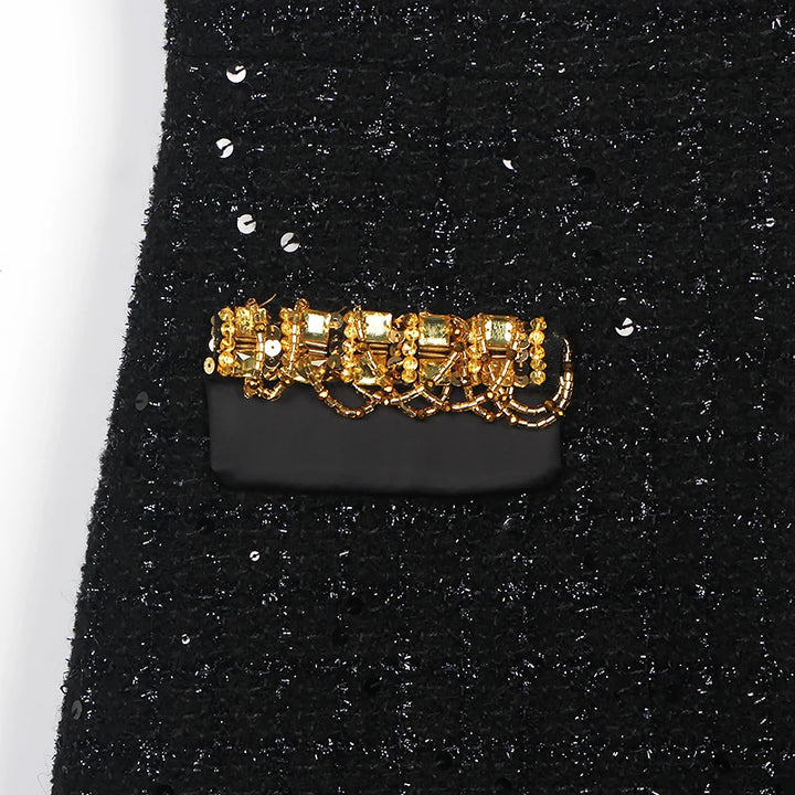 Glamorous Diamond Sequin Mini Dress