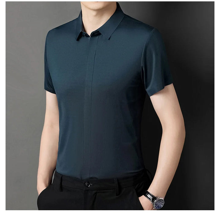 Luxury Seamless Cotton Men's Shirts