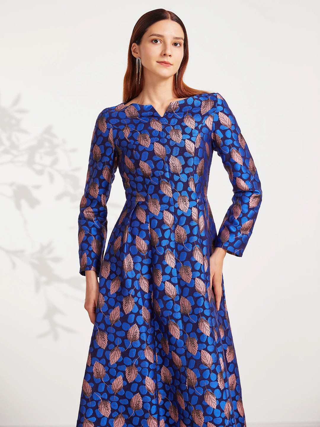 Exquisite Heavy Jacquard Formal Dress