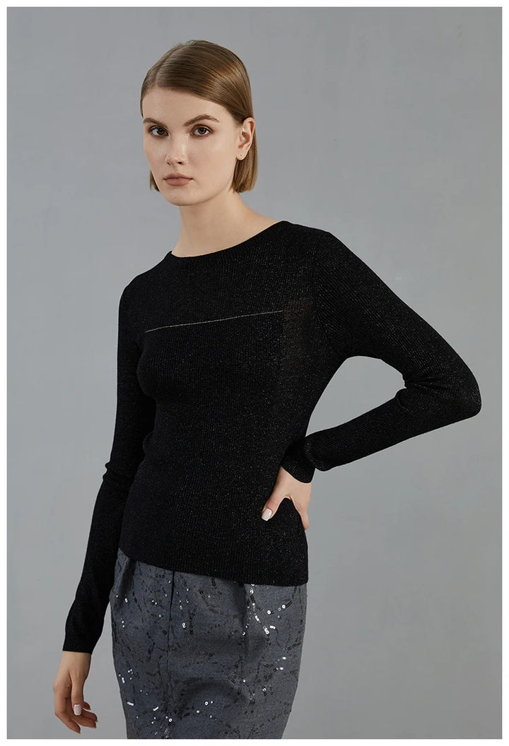 Modish Bright Wool Pullover Sweater