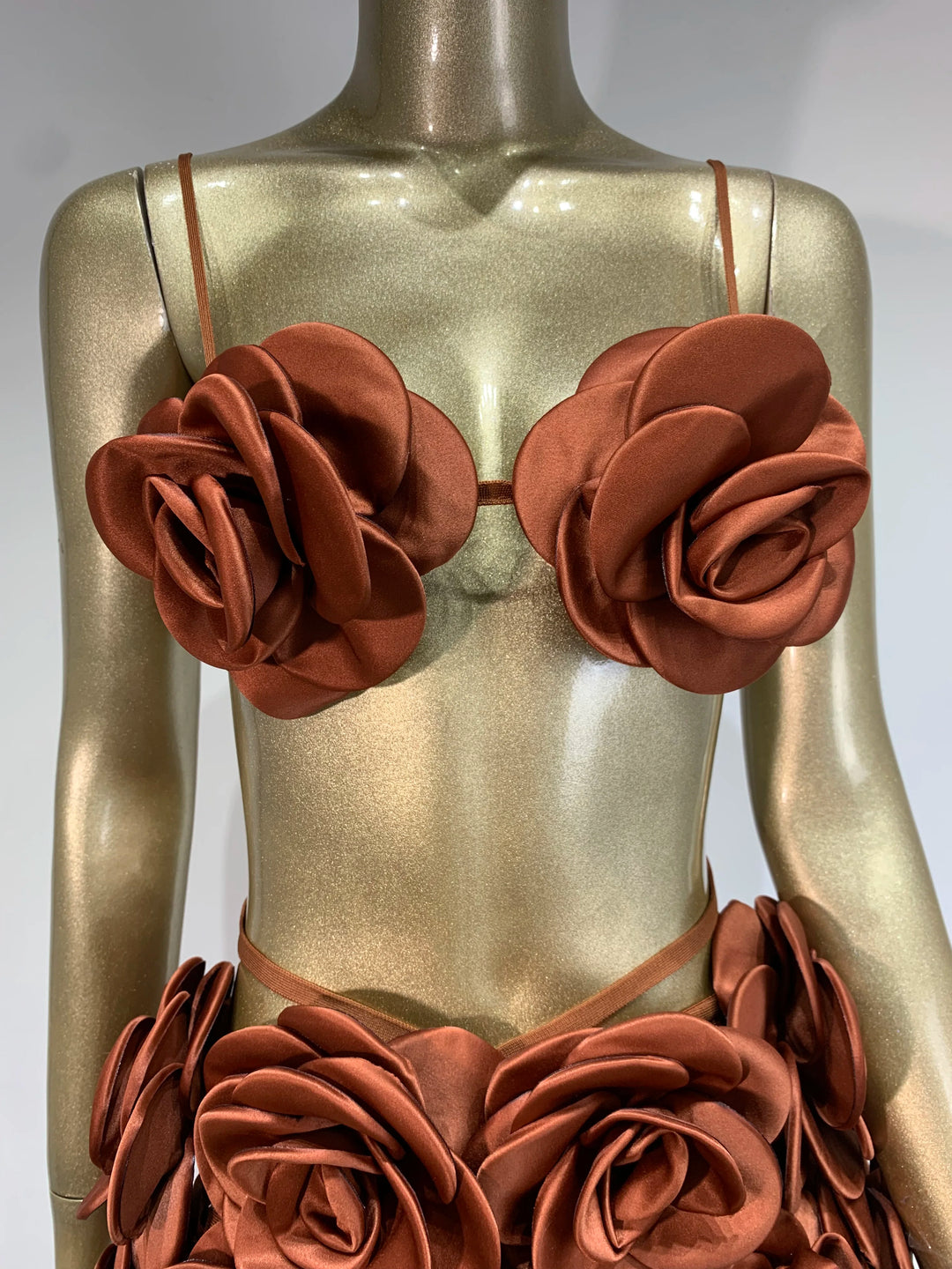 Floral Celebrity Style Two Piece Maxi Dress