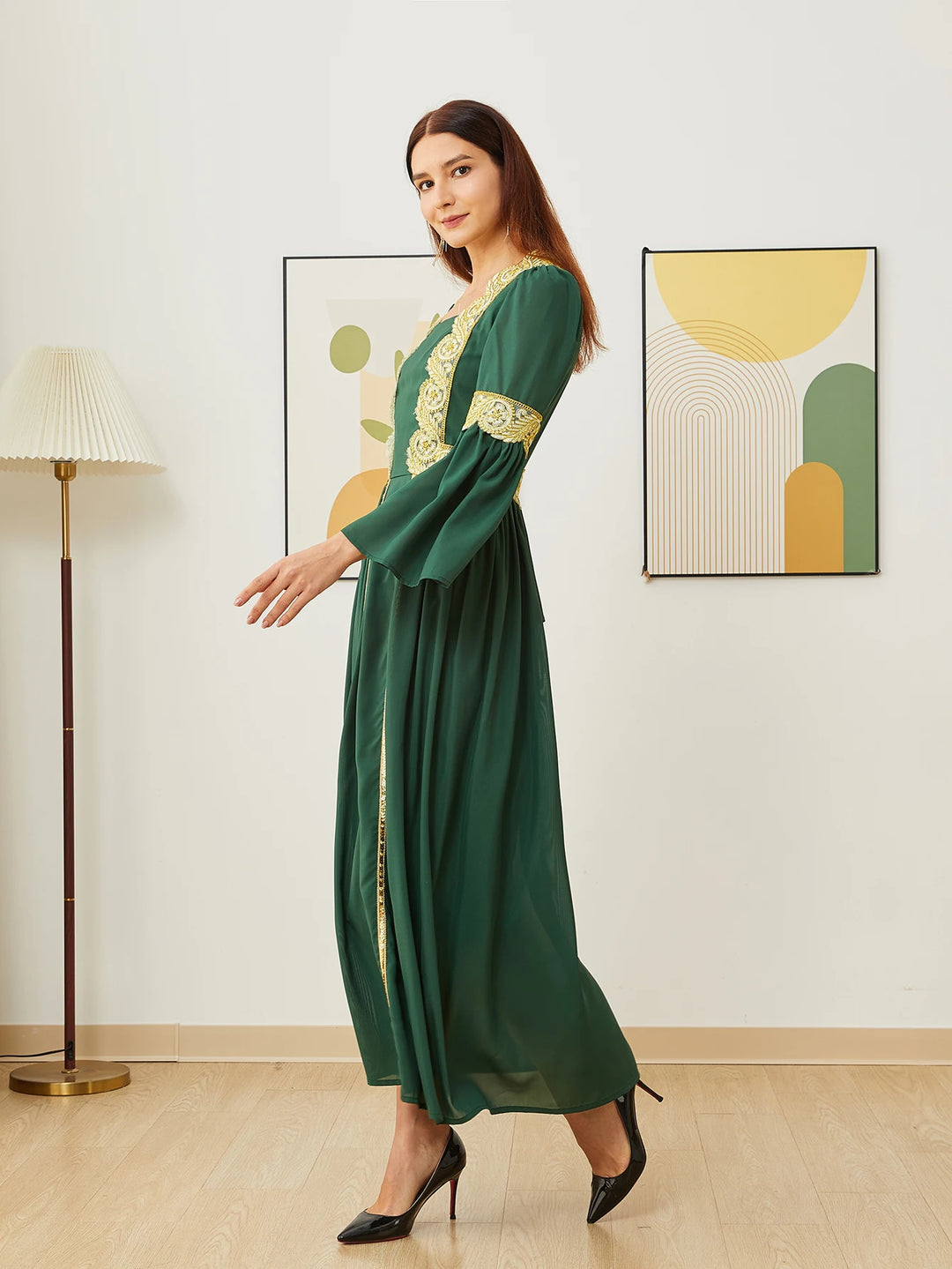 Elegant Loose Abaya Dress