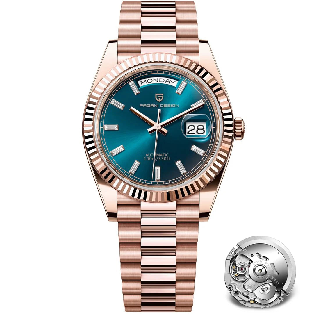 Luxury Automatic Sapphire Glass Watch
