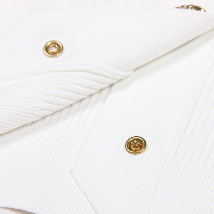 Versatile Short V-neck Cardigan