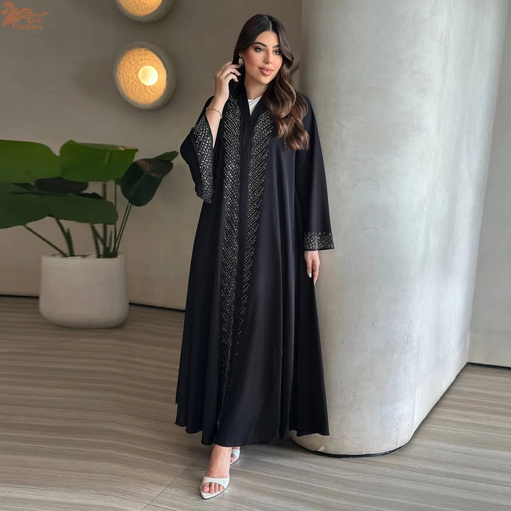 Modest Beaded Traditional Abaya Dress