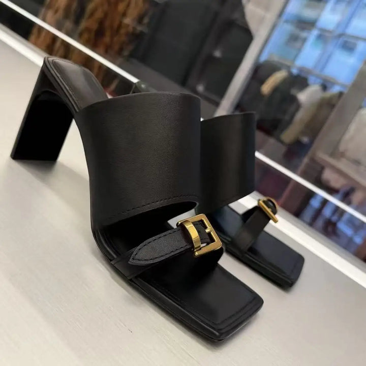 Fashionable Plank Shape High-heels