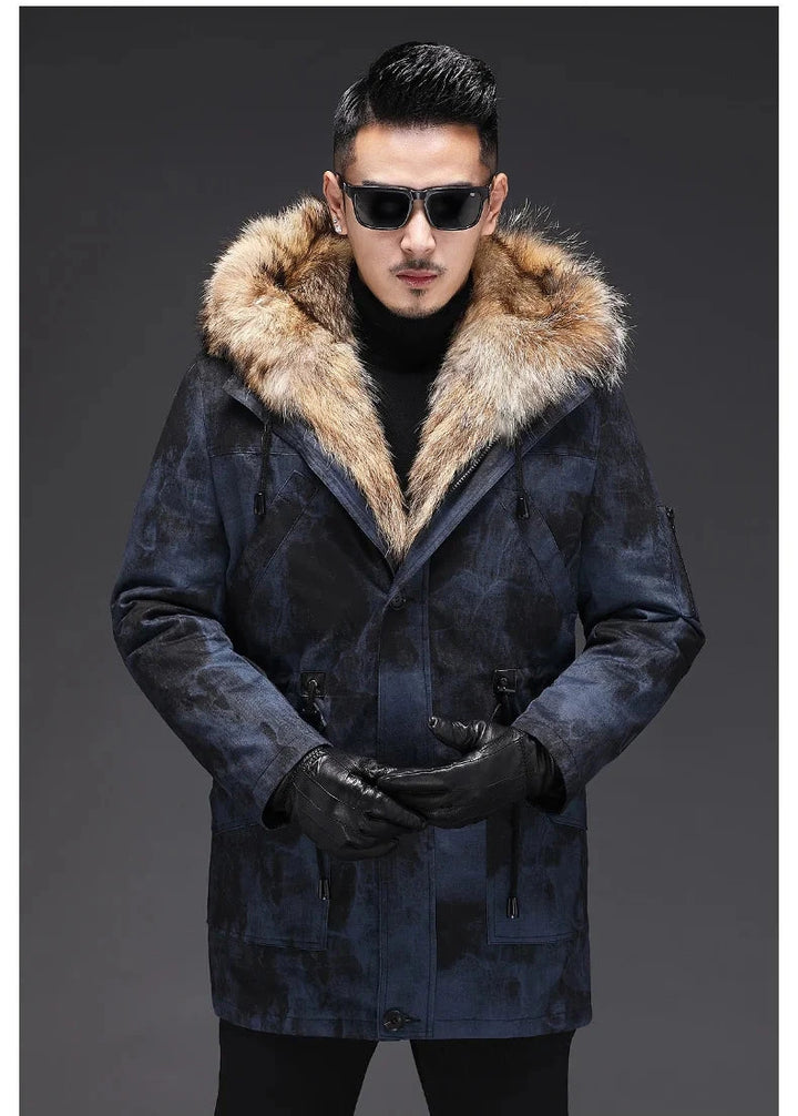 Luxury Hooded Fur Jacket