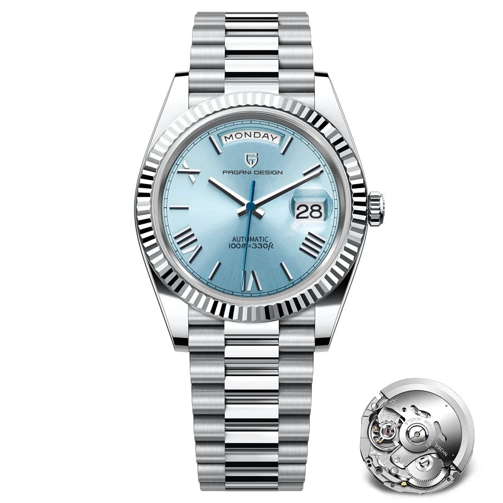Luxury Automatic Sapphire Glass Watch