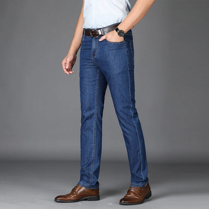 Fashionable Mid Straight Jeans Pant