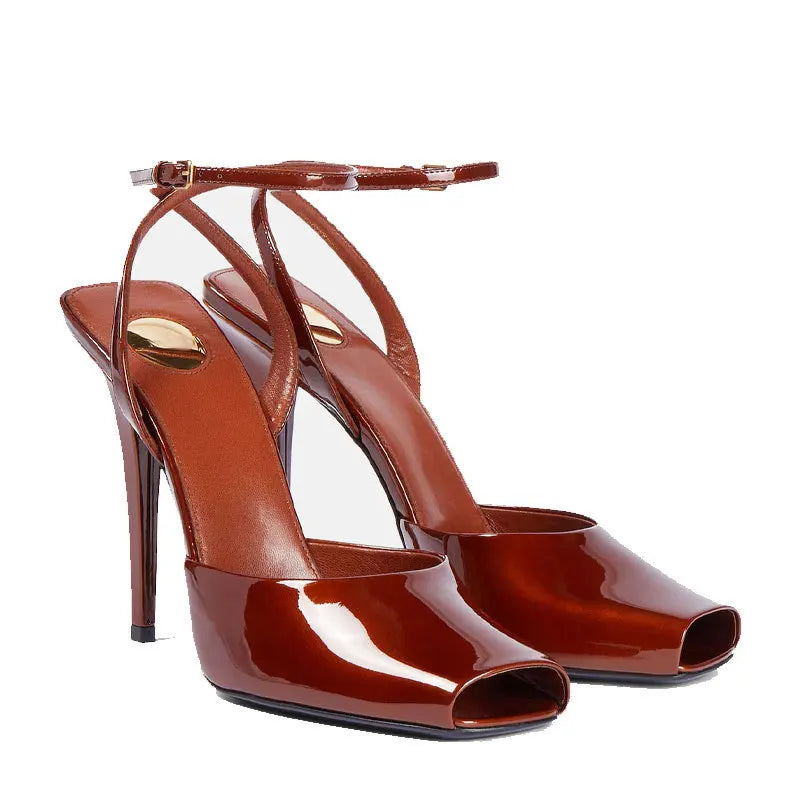 Stylish Fish Mouth High-Heels Sandals
