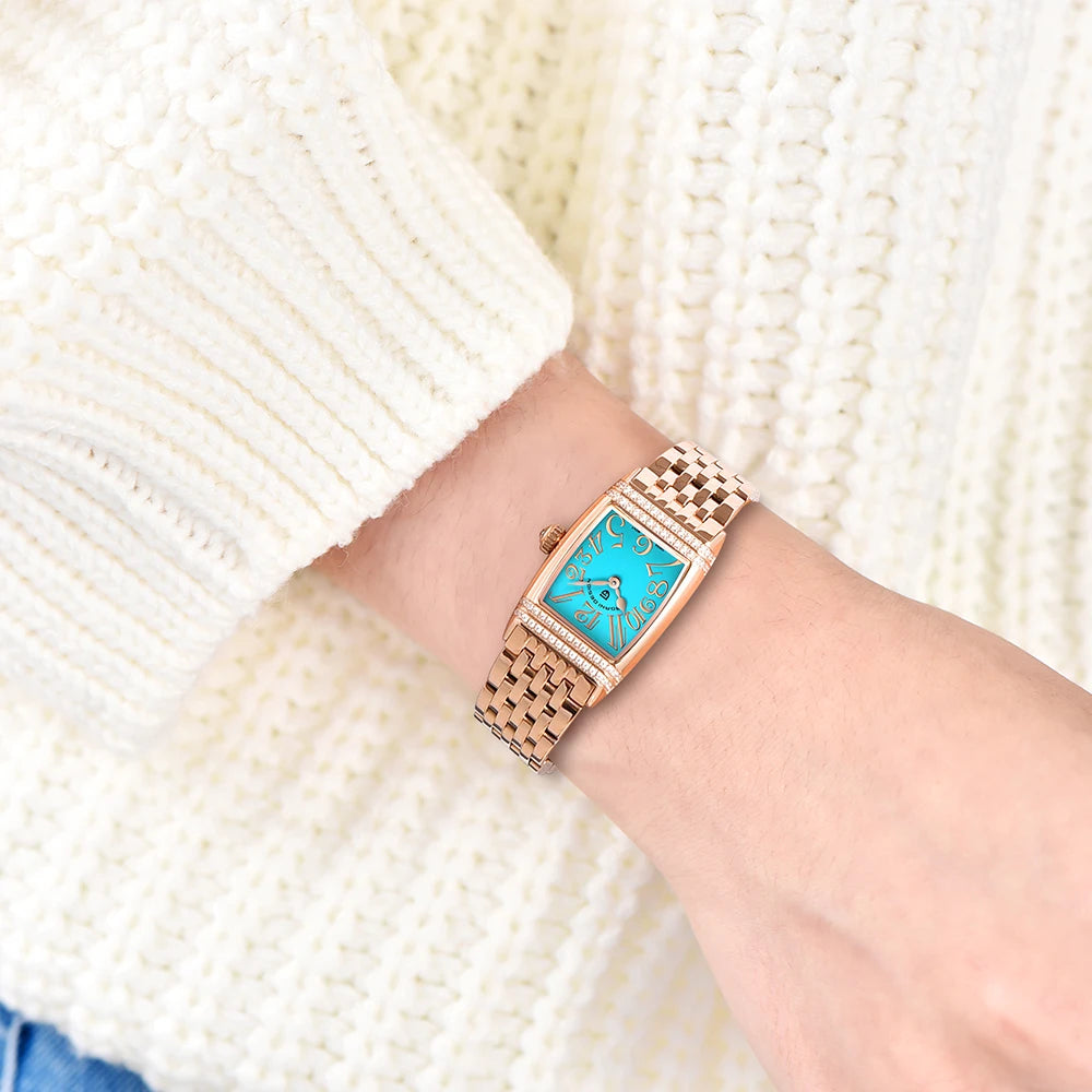 Stylish Sapphire Crystal Quartz Watch