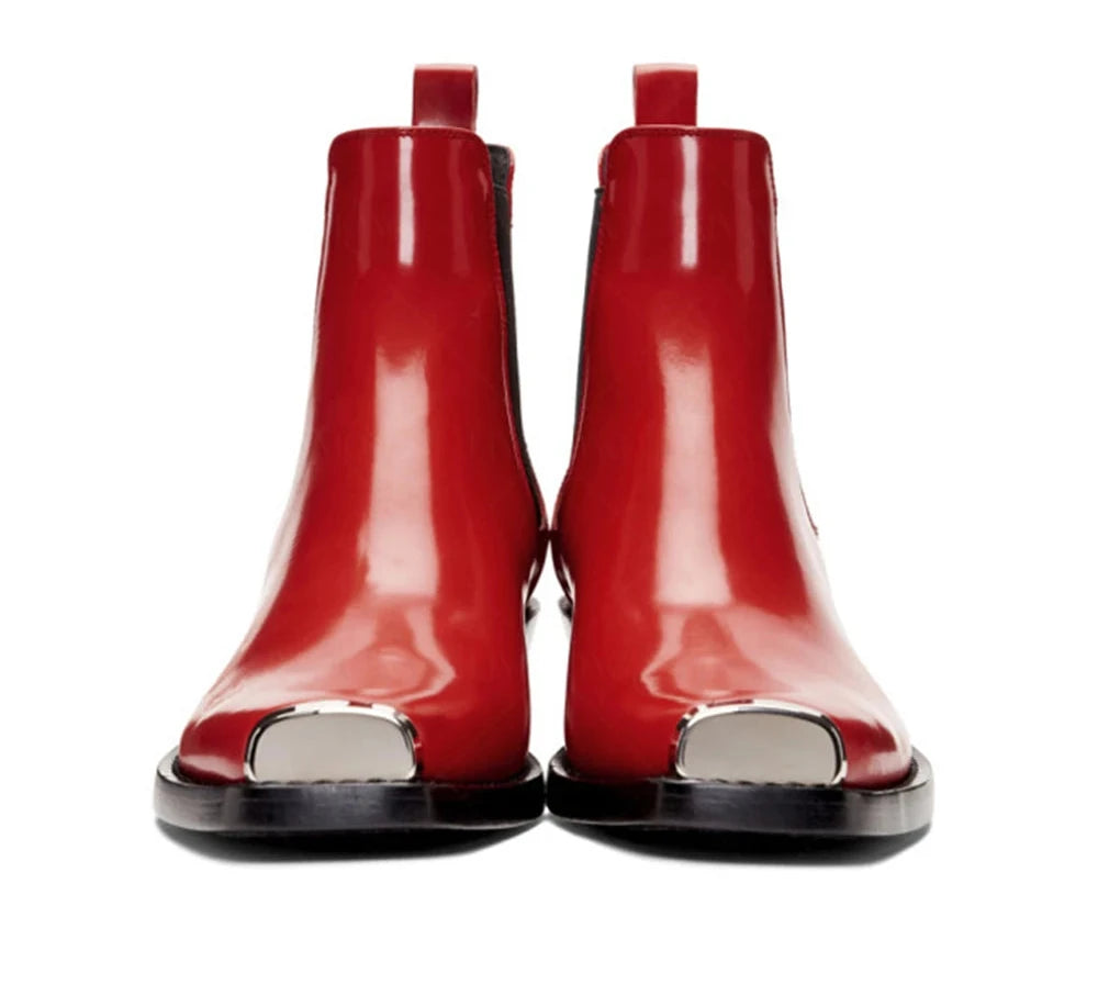 Smart Buffed Leather Chelsea Boots