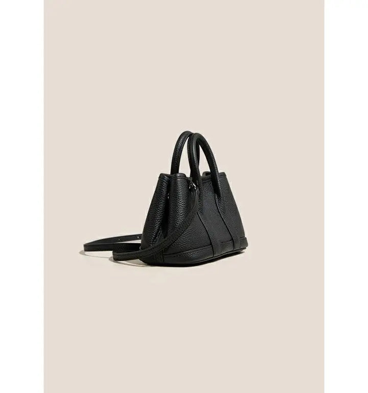 High-end Cowhide Leather Mini Shoulder Bag