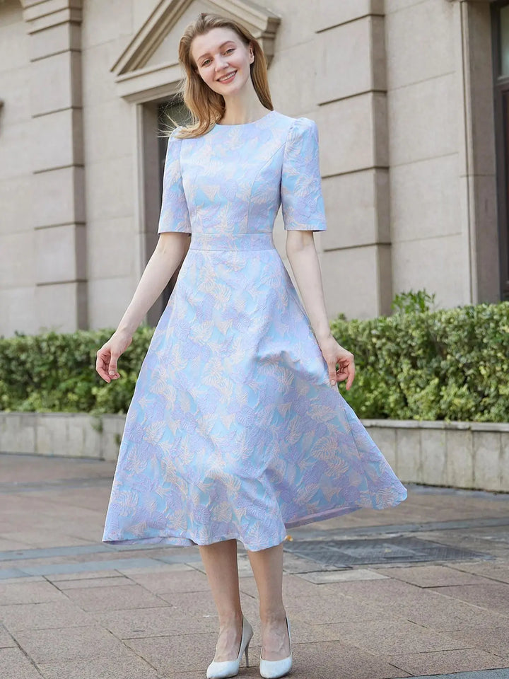 Robe de soirée formelle à fleurs Temperament