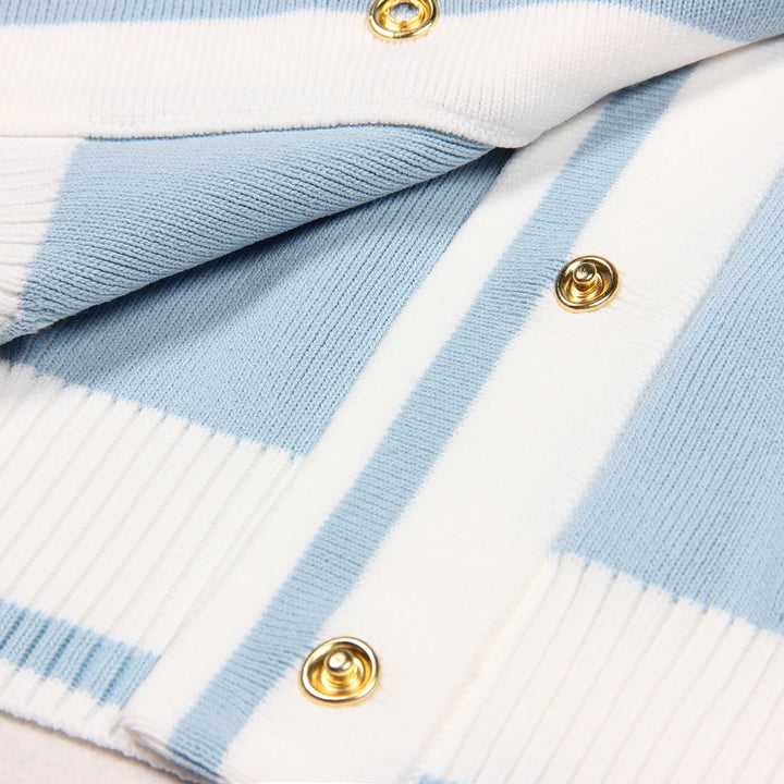 Versatile Crew Neck Woolen Cardigan