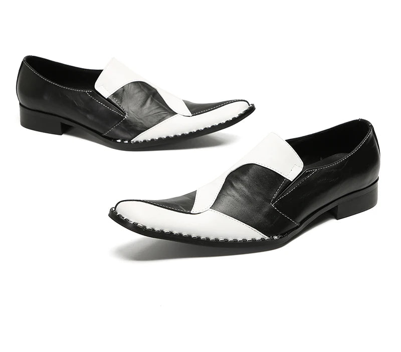 Stunning Slip-On Oxford Leather Shoes