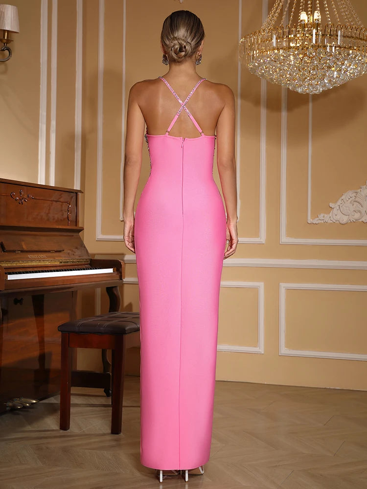 Shiny Diamond Bodycon Dress