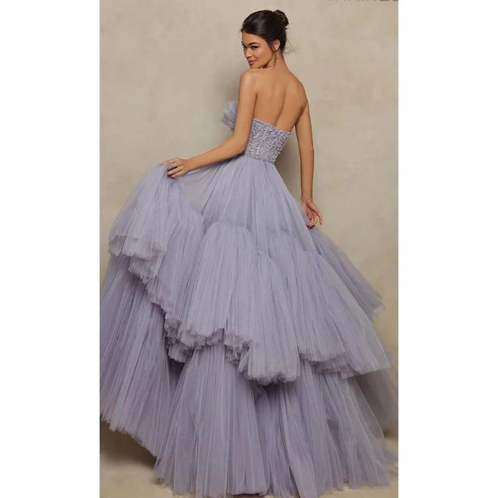 Gorgeous Strapless Evening Dress