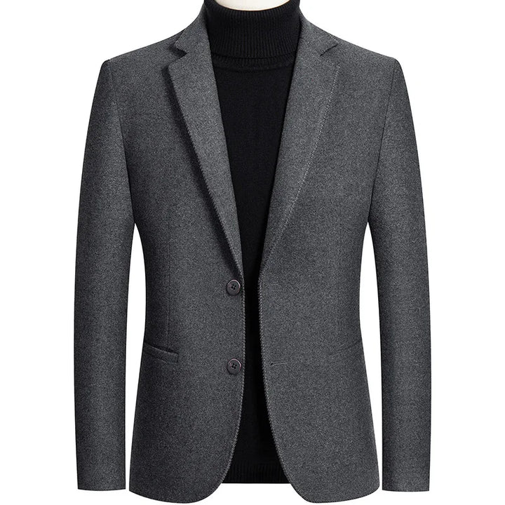 Luxury Oversized Wool Suit Jacket