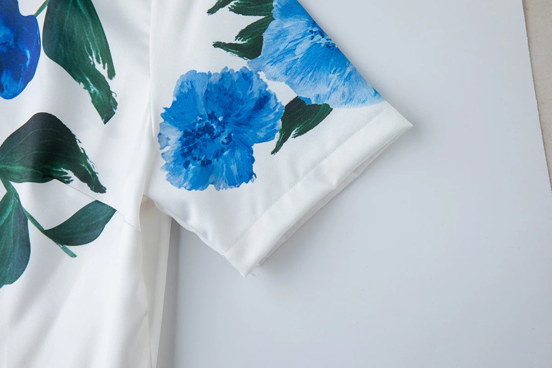 Modern Stand Collar Holiday Dress