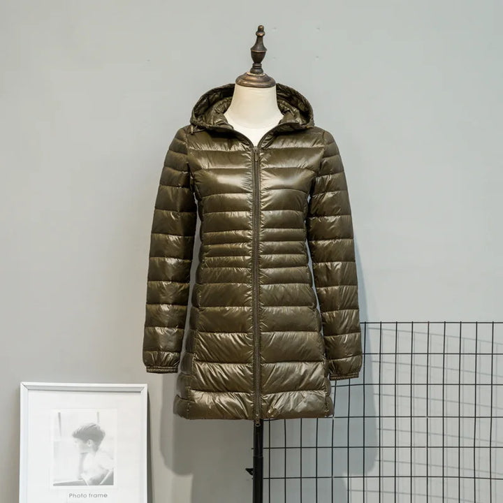 Fancy Warm Puffer Down Overcoat
