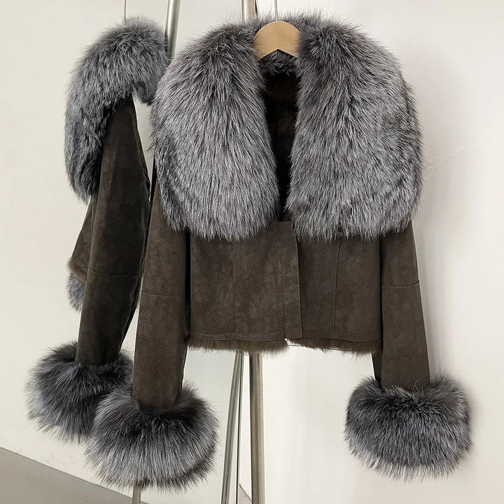 High-Quality Warm Fur Parka Coat