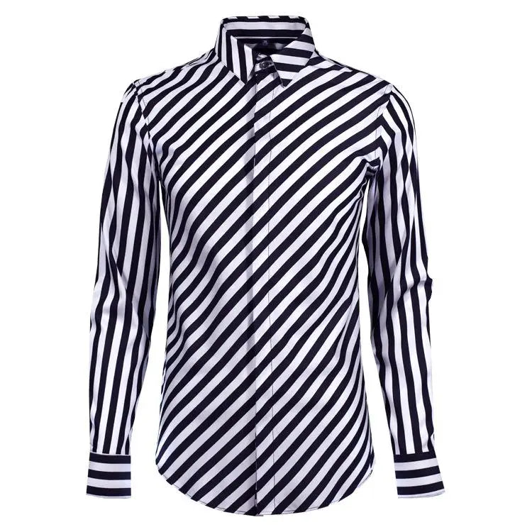 Luxury Striped Long Sleeves Shirt