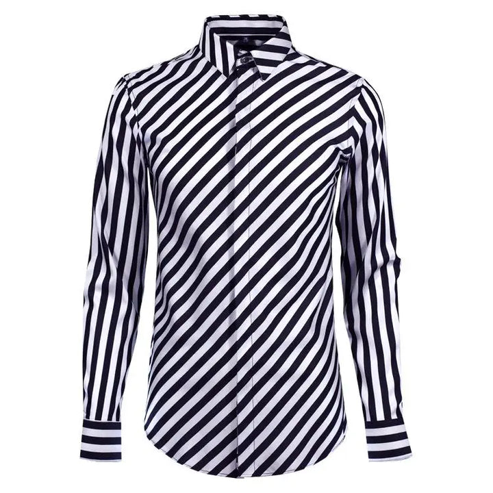 Luxury Striped Long Sleeves Shirt