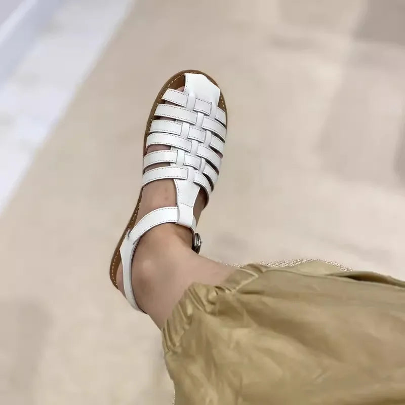 Graceful Weaving Gladiator Sandals