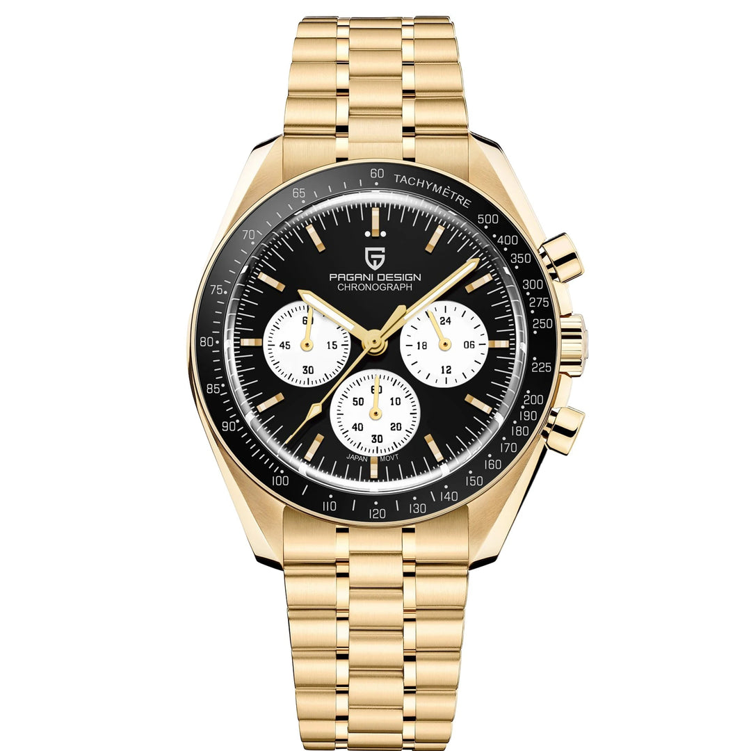 Refined Moon Panda Chronograph Watch