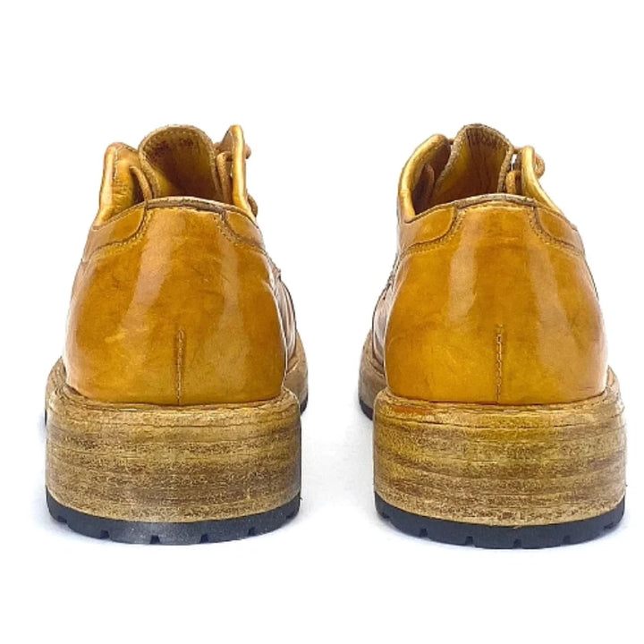 Brock Carved Big Head Tooling Shoes