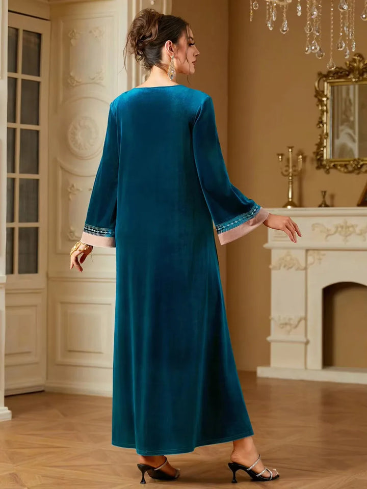 Gorgeous Embroidered Long Abaya