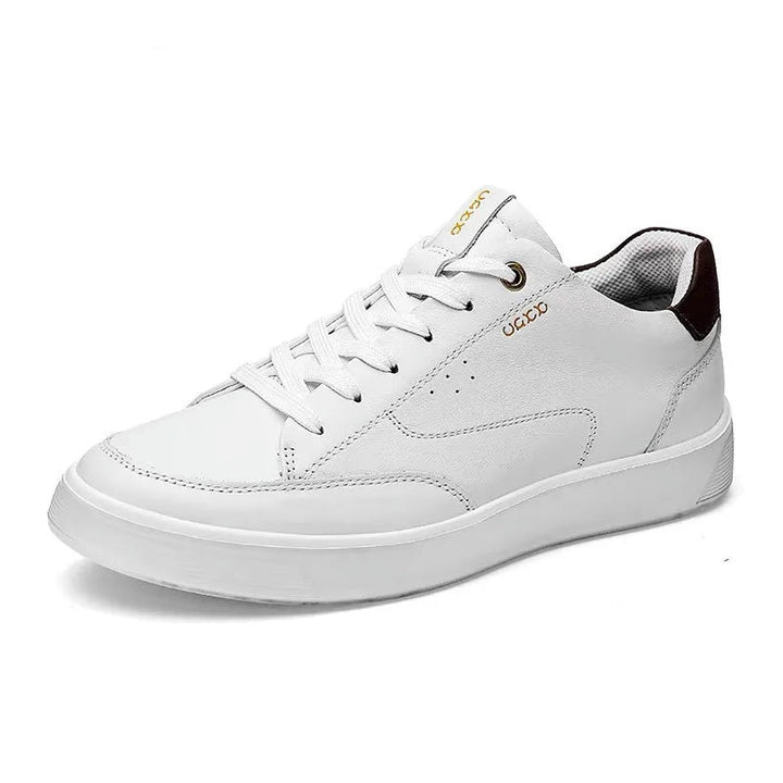 White sneaker with &